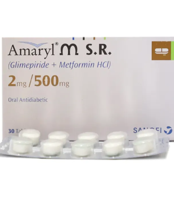 Amaryl MSR 2/500MG Tab