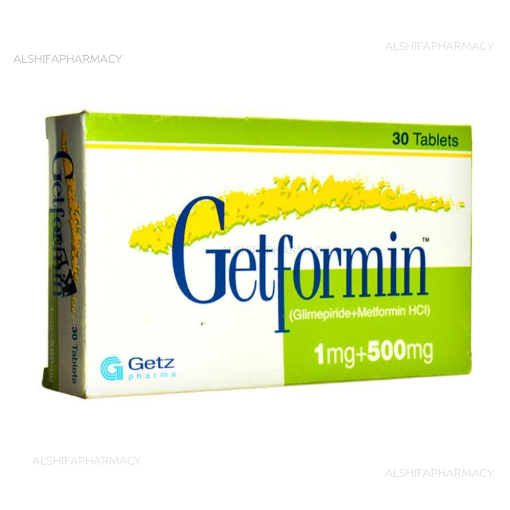 Getformin 1/500MG Tab 3x10 Getformin 1/500MG Tab 3x10