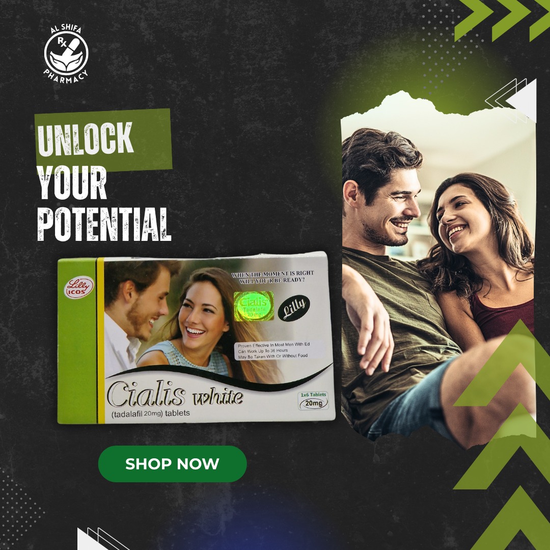 Cialis White (Tadalafil) 6's Tablets