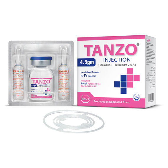TANZO 4.5gm injection iv